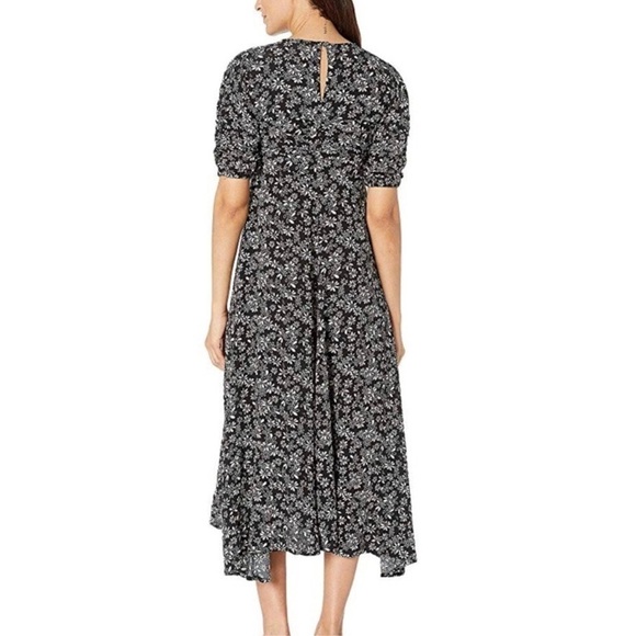 Free people black and white floral dress - Picture 3 of 8